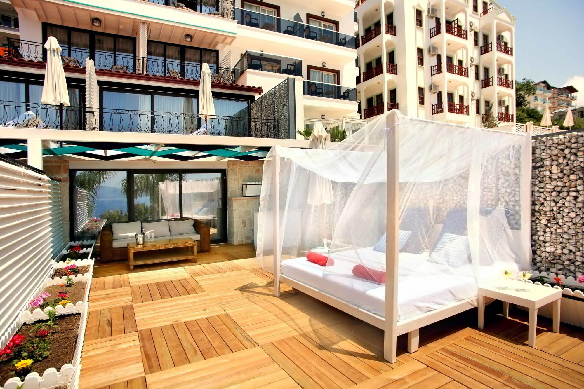 Nur Beach Hotel Kaş Ngoại thất bức ảnh